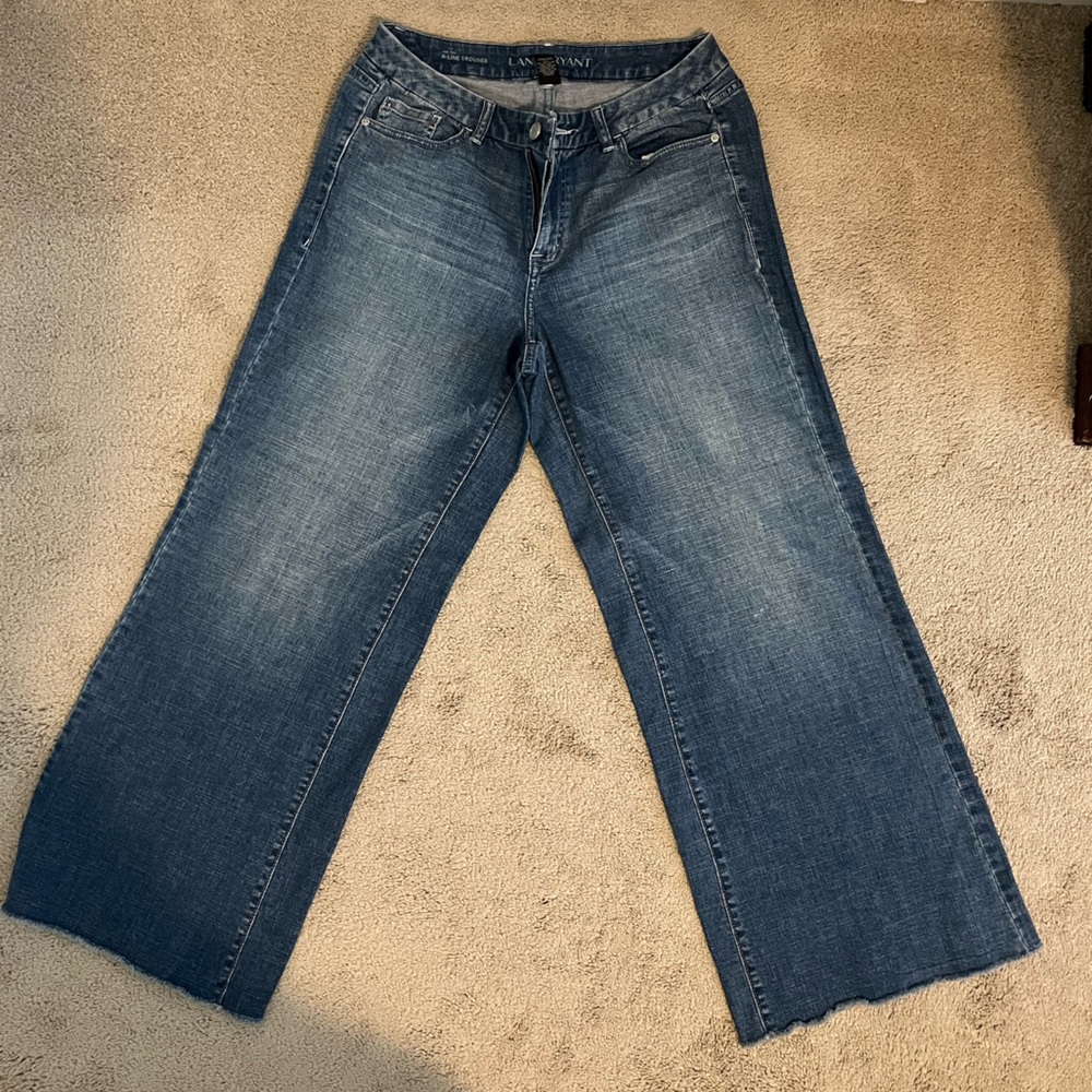 Lane Bryant Size 14 Blue Relaxed Fit Jeans - Picture 6 of 8